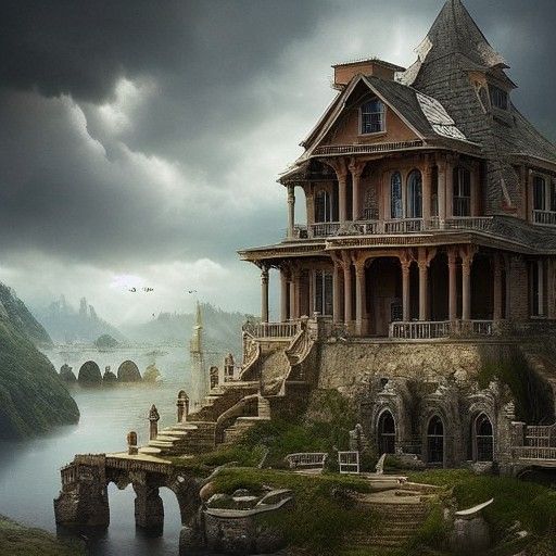 Beautiful Homes of the World: Digital Matte Painting