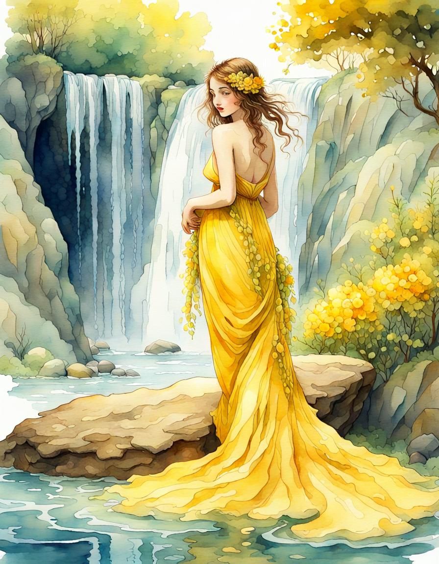 Yellow Acacia Naiad v2