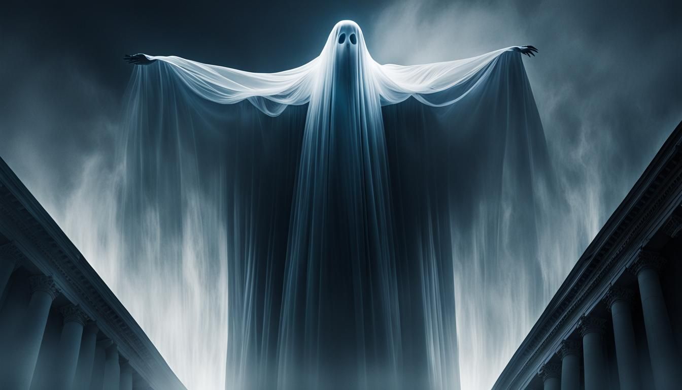 Translucent Ghost in Ominous Night, Detailed