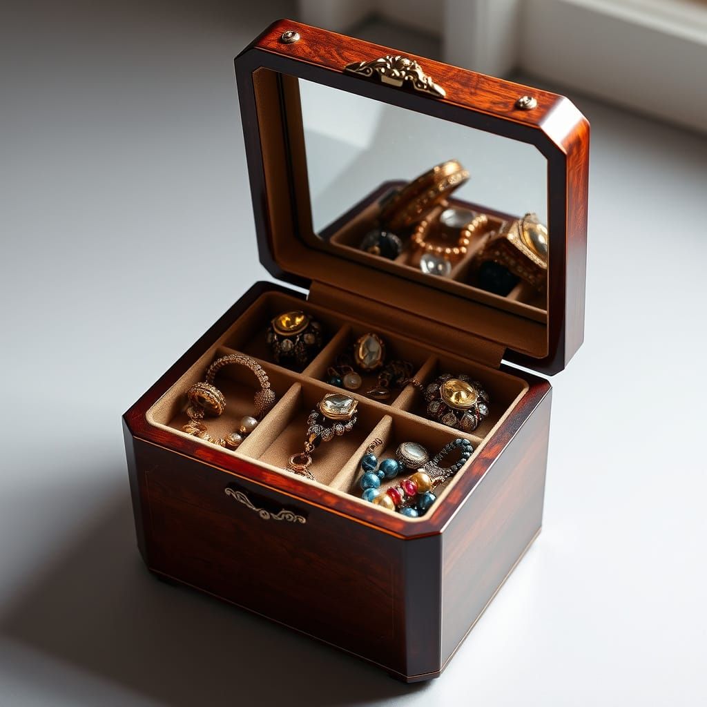 Jewellery Box Overflowing with Jewels