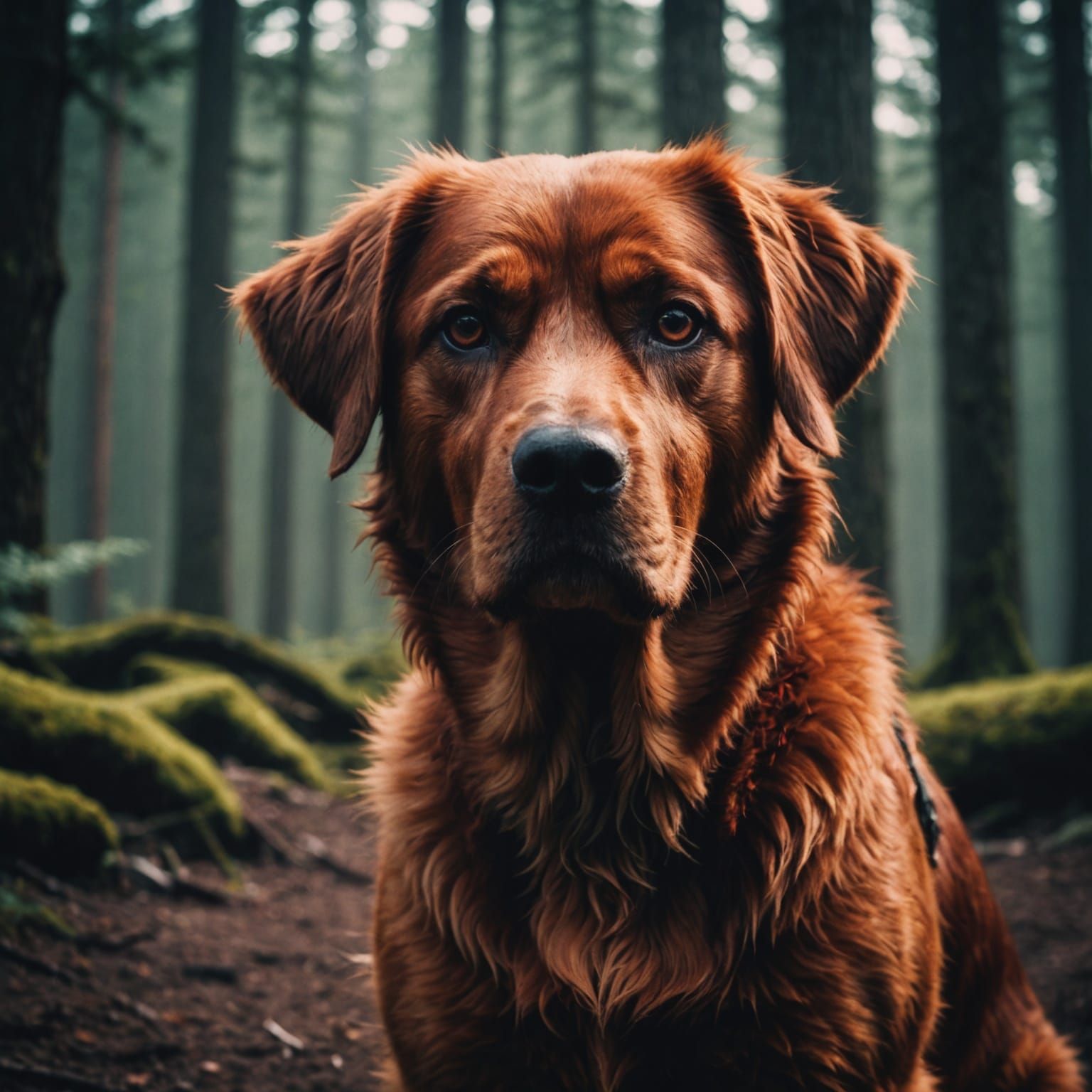 Cinematic Red Dog Film Still