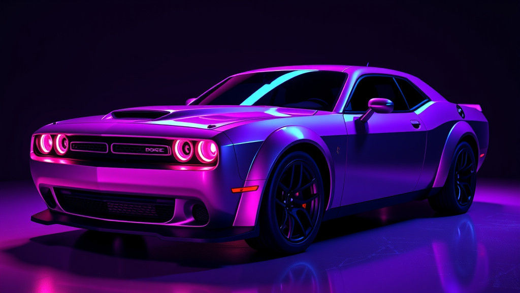 Dodge Attitude 2025: Ultraviolet Automotive Photography