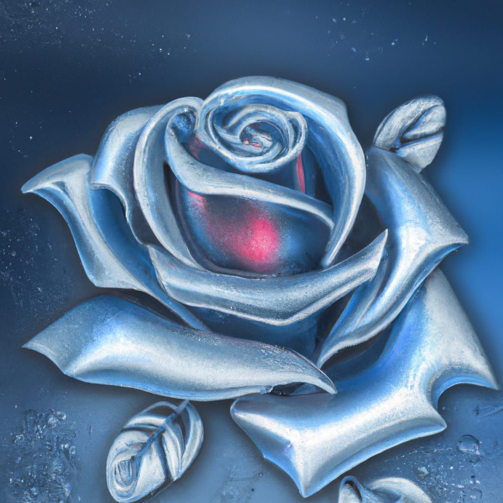 Icy rose