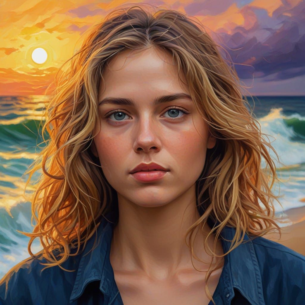 Fauvist Portrait of a Strong-Willed Woman