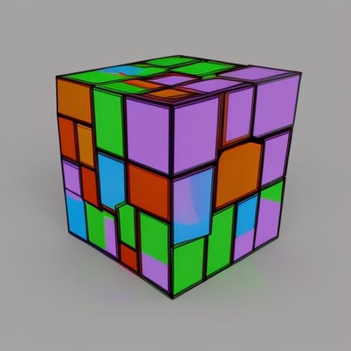 AI Generated Cube Visualization