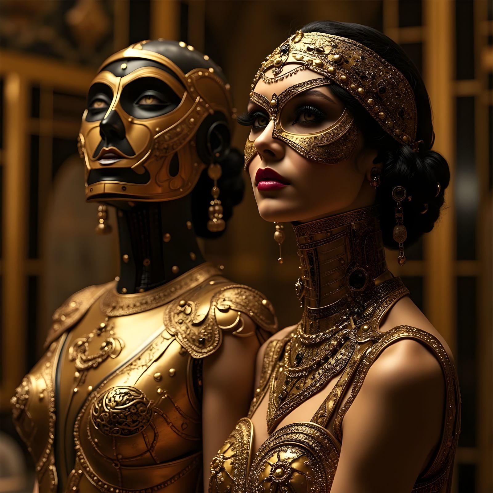 Glamorous Futura in Ancient Greek Fashion