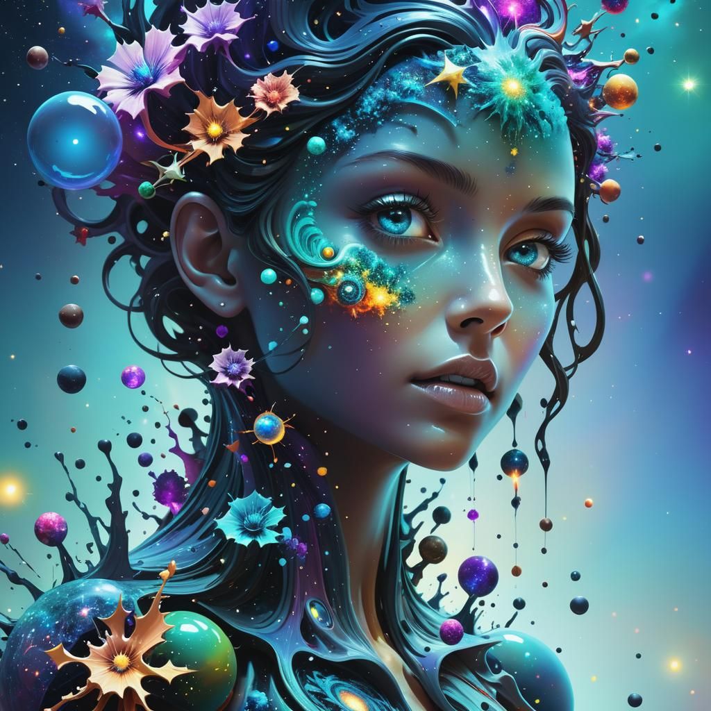 Surreal Astral Explosion in a Plasma Maelstrom