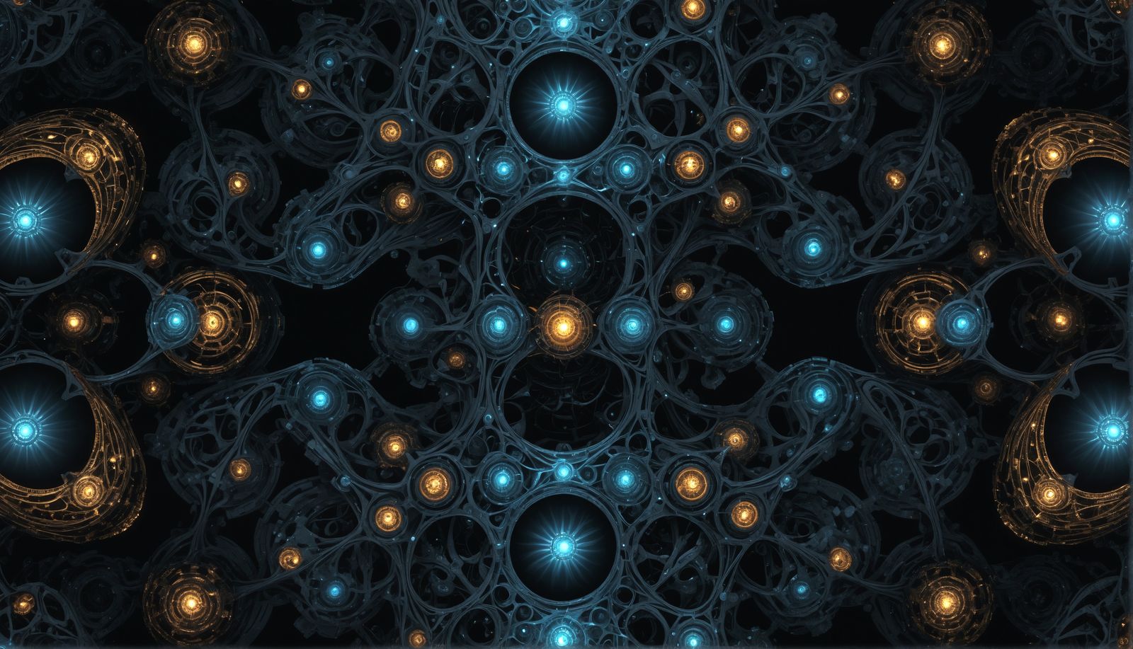Fractal AI Mind: Complex Digital Art