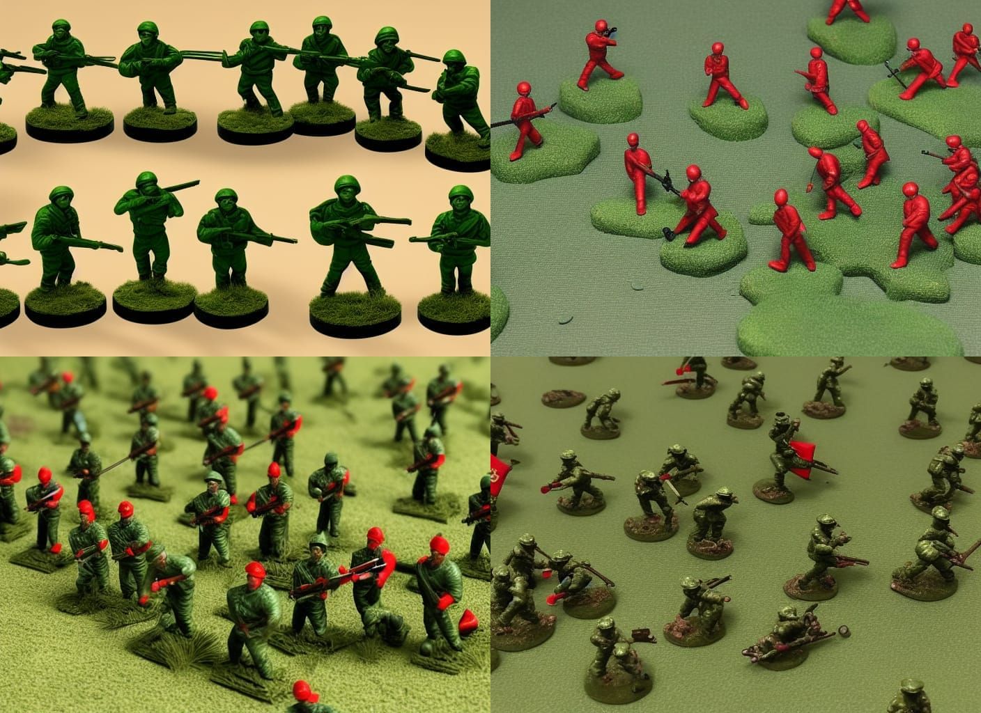 Toy Soldiers: Red Army vs Green Army
