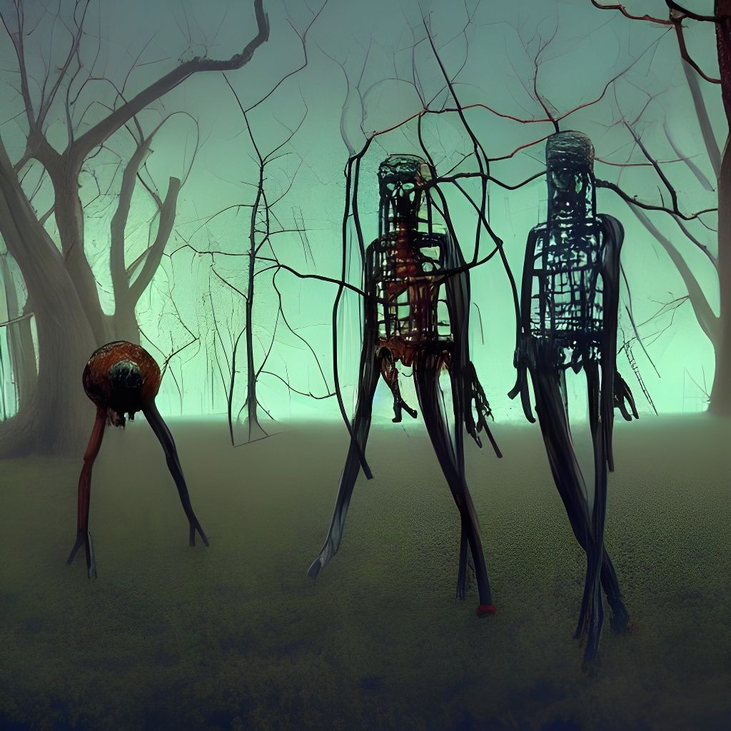 Ecological Sci-Fi Horror Landscape Art