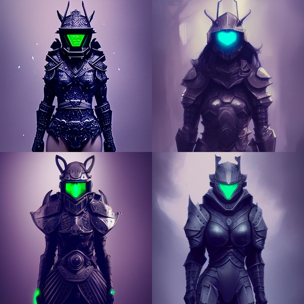 Fox Armored Knight in Hyper-Detailed Octane Render