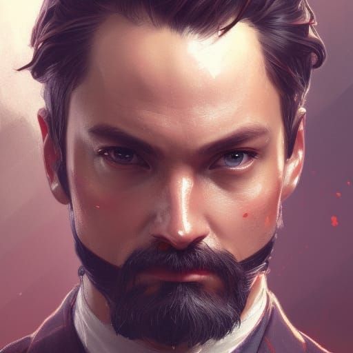 Civil War General Portrait with Dynamic Lighting