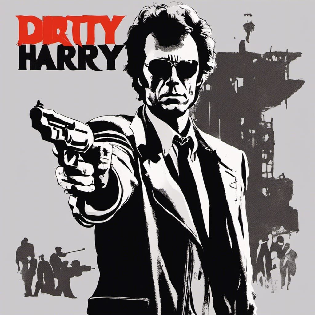Gritty Portrait in Dirty Harry Style