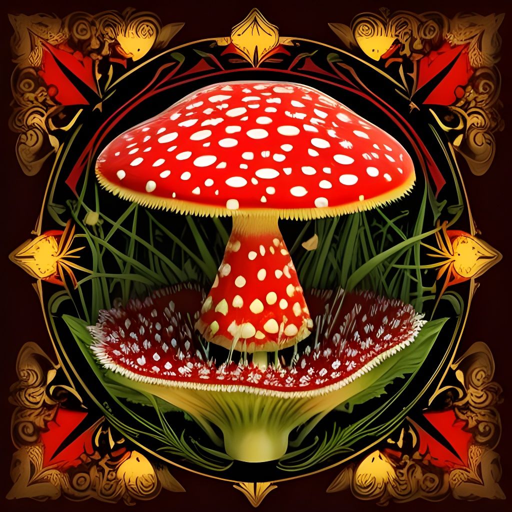 Amanita Muscaria Online Store Logo Design