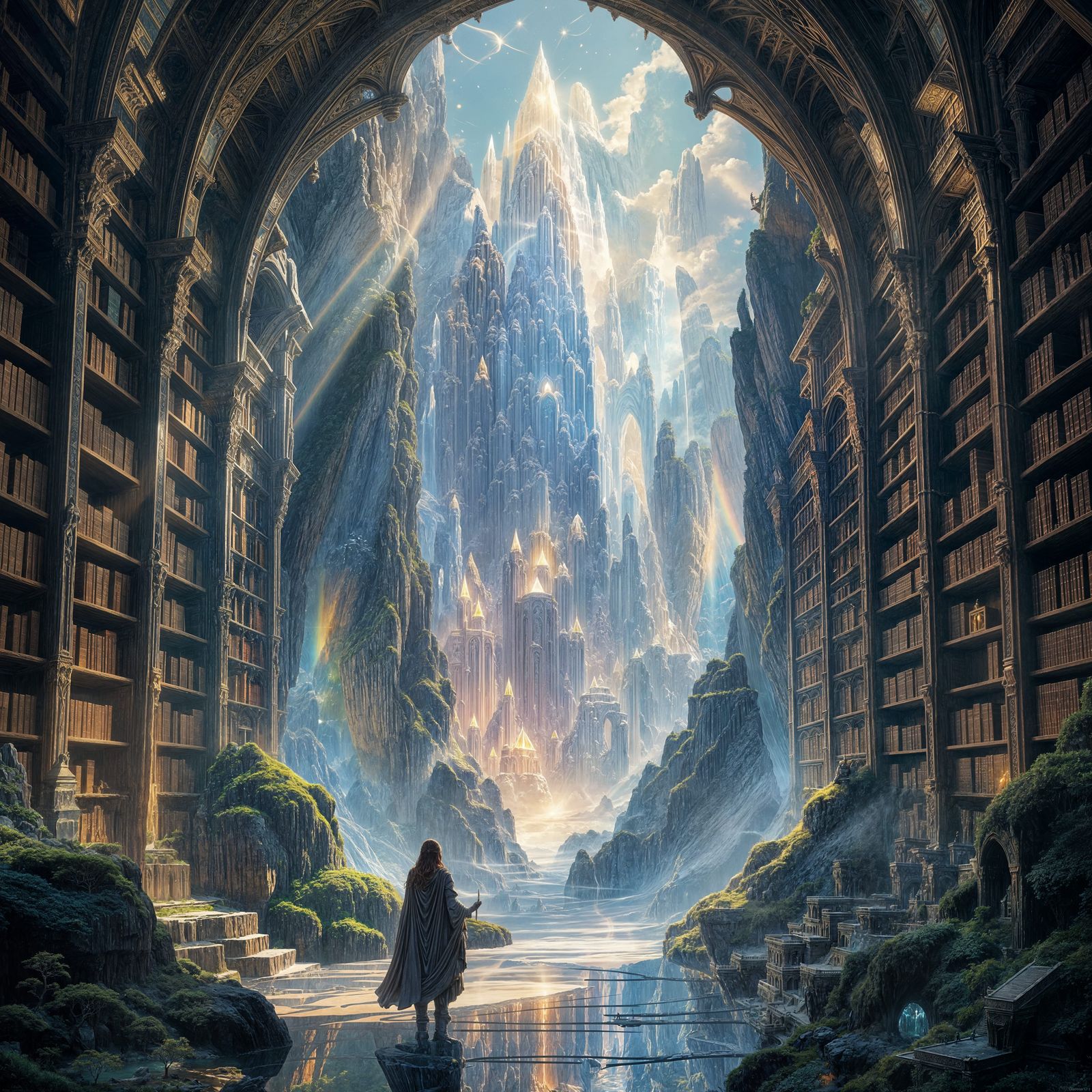 Crystal Mountain Library: Epic Fantasy Concept Art