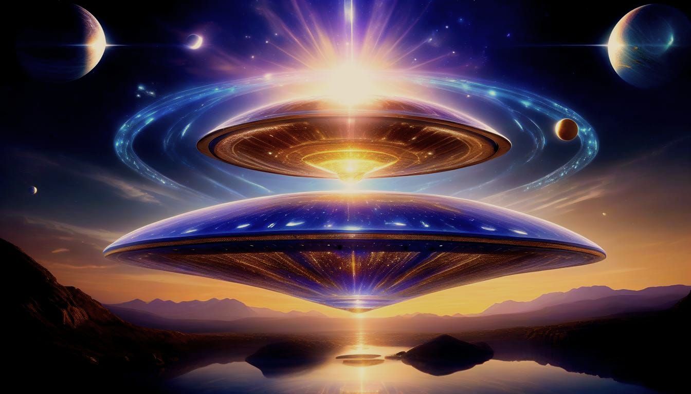 Pleiadian Light Beings Design Optical Platform