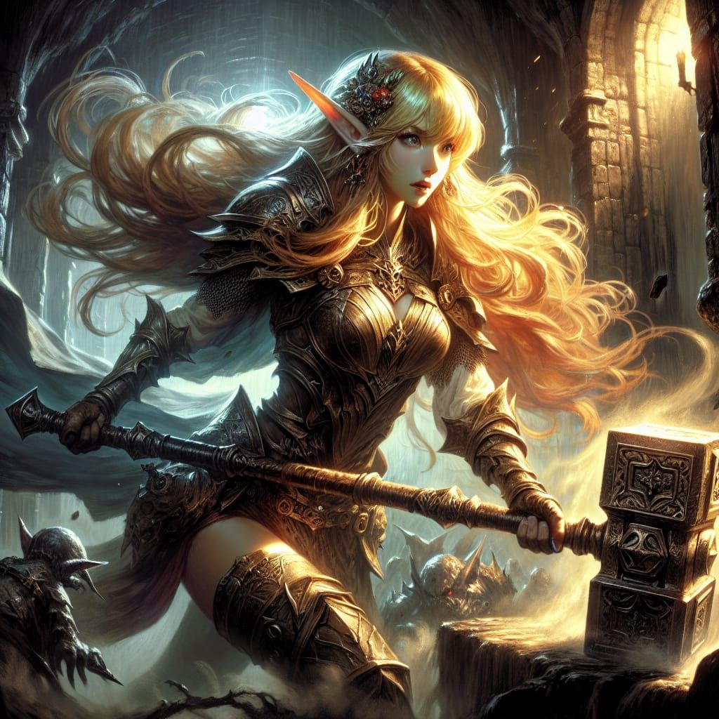 Hope, Fighting some Goblin like Creatures