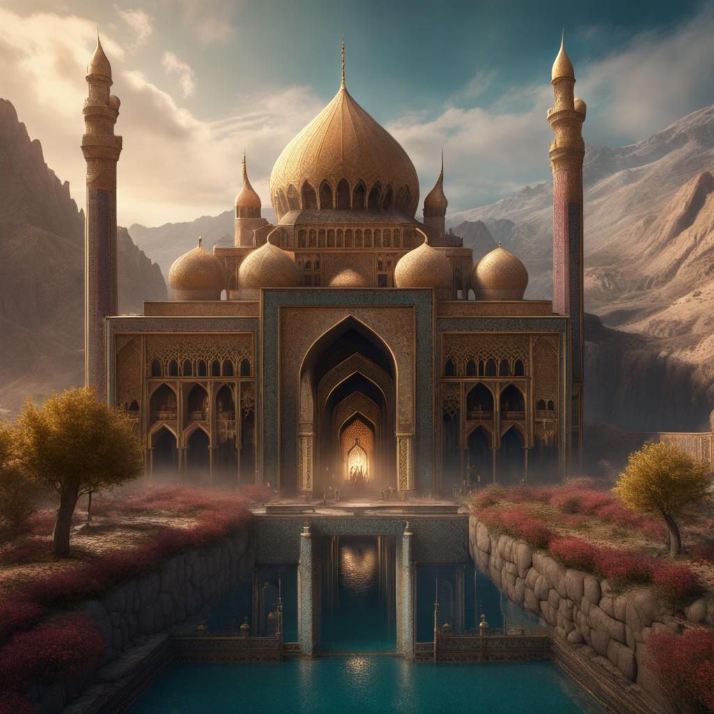 Fantastical Kingdoms of Iran: Detailed Matte Painting