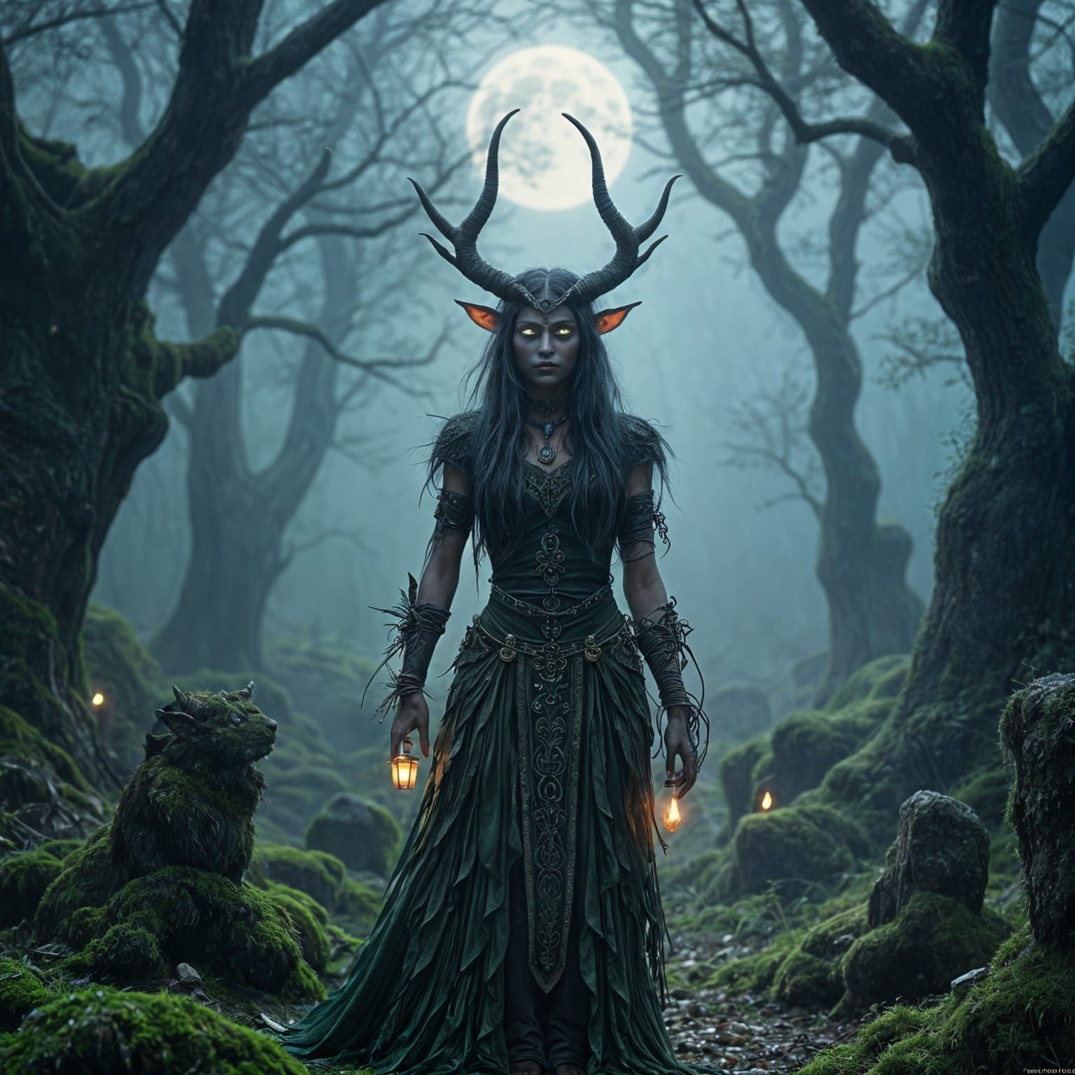 Mysterious Fey Being in a Liminal Space