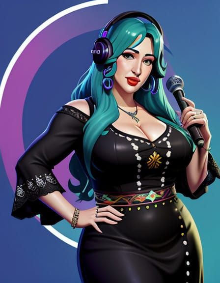 Vibrant Mama Cass Fortnite Character