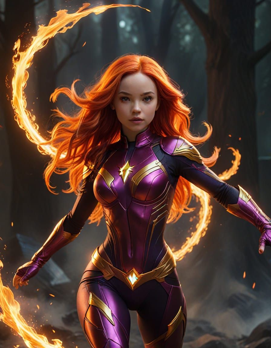 Starfire: Alien Princess and Superheroine in Flight