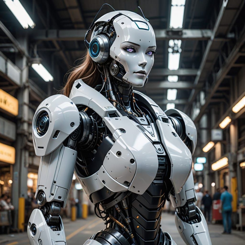 Sultry Android Goddess