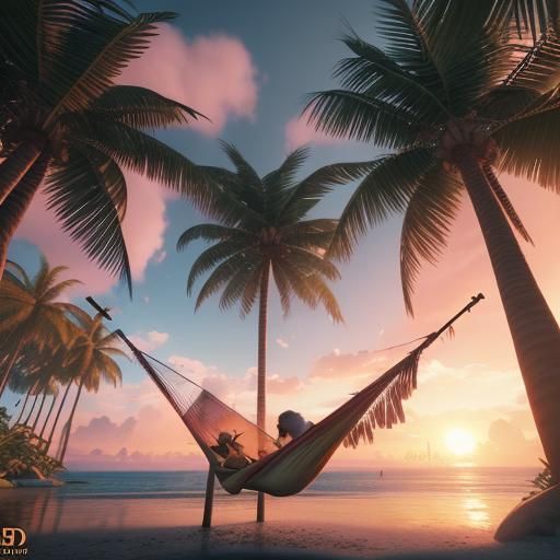 Sunset Hammock: 3D Game Cinematic Rendering