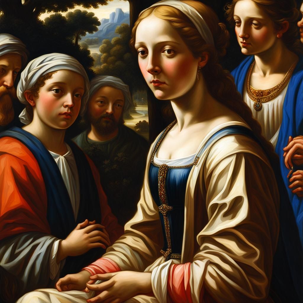 Susanna and the Elders in Renaissance Style