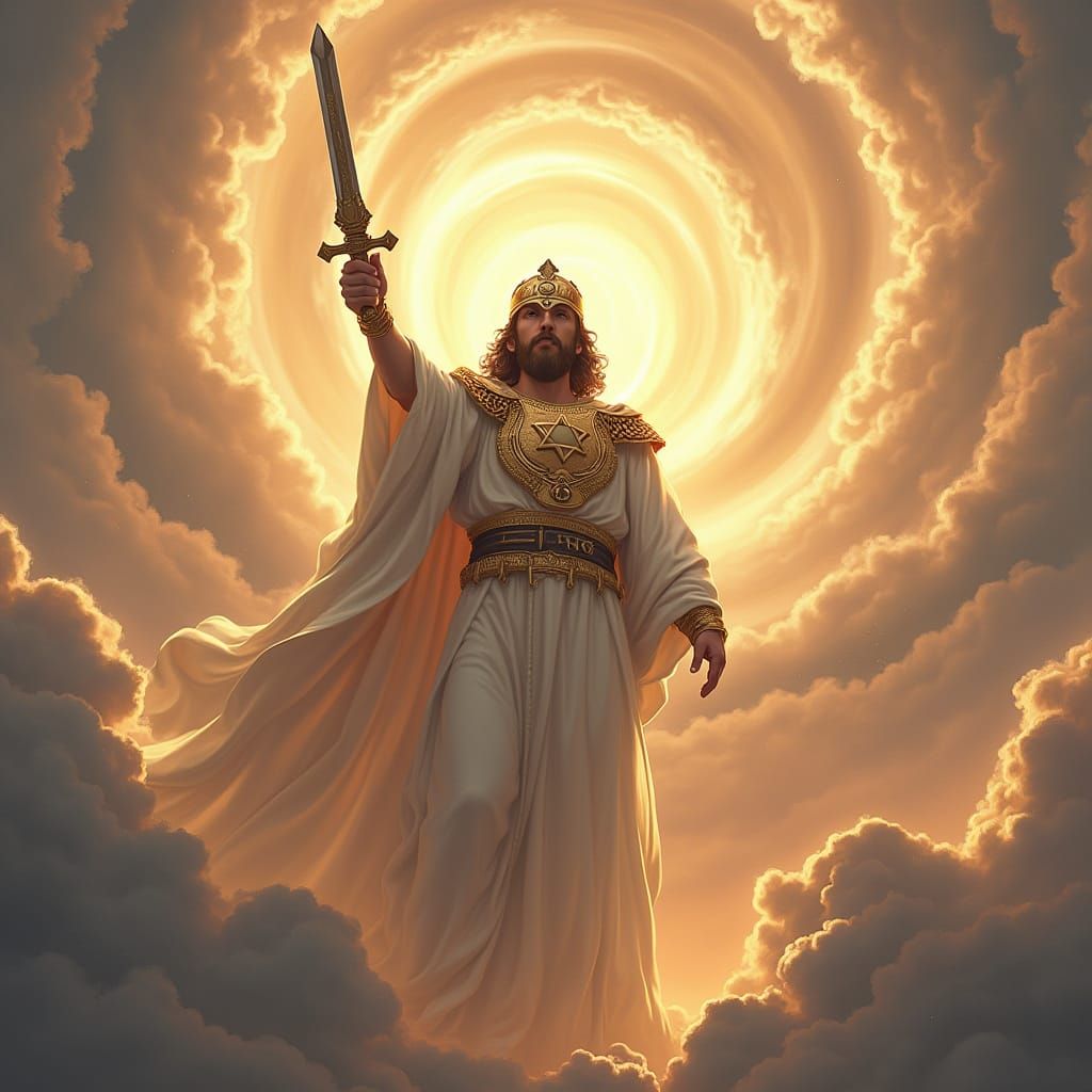 The Lion of Judah Descends in Radiant Glory