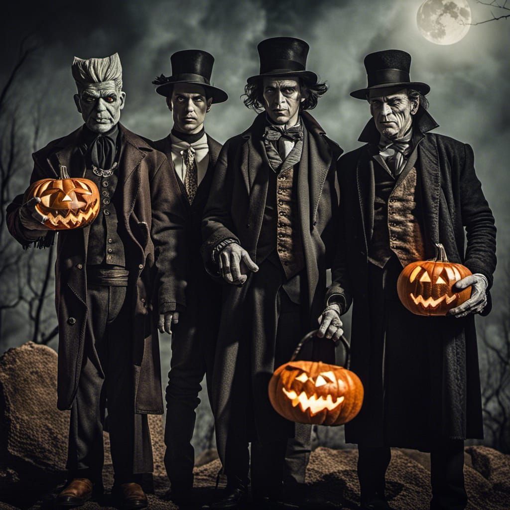 Classic Movie Monsters Celebrate Halloween