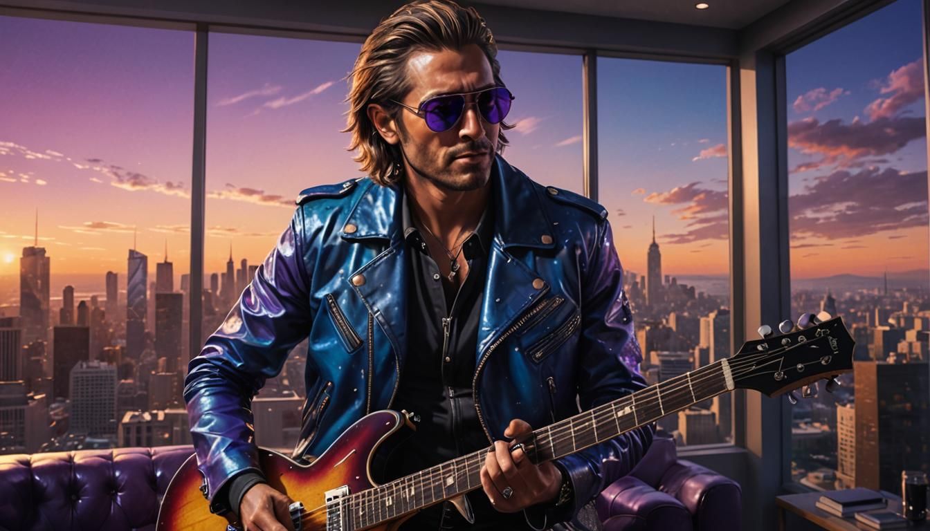 Millionaire Rock Star in Luxurious Penthouse Apartment