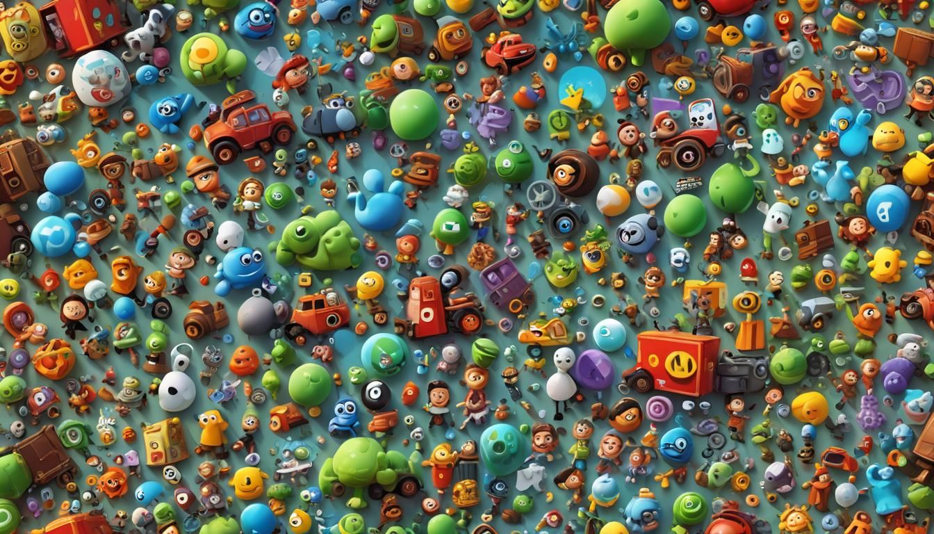 Peaceful World: Storybook Illustration in 3D Digital Art