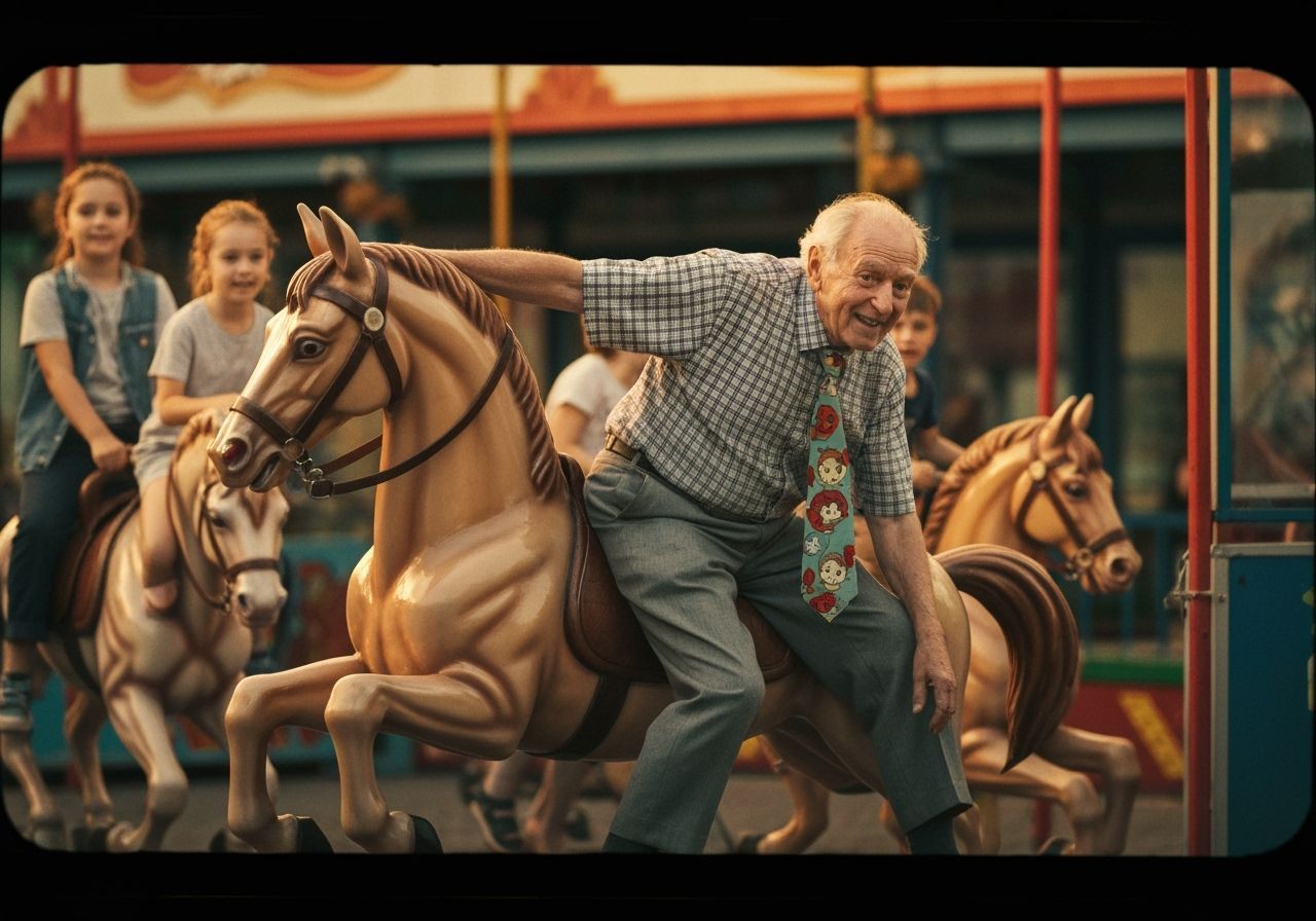 I'll give the horse a moment to catch its breath