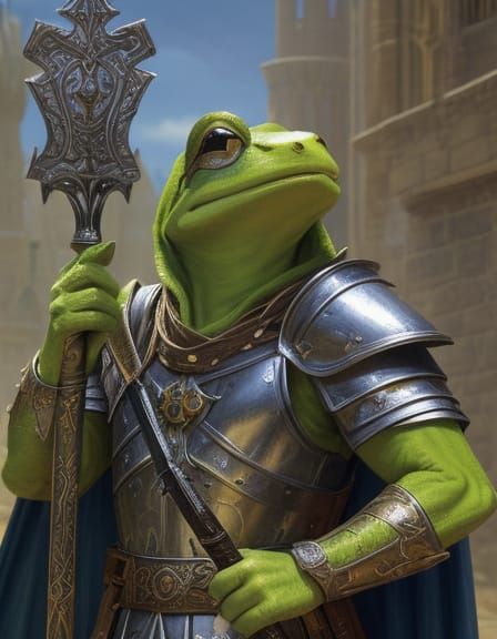 Kermit the Frog Knight in Shining Armor