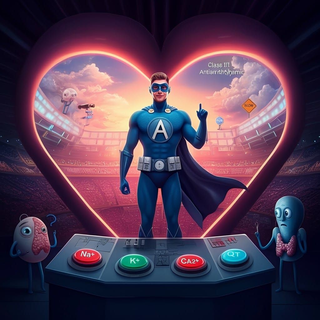 Superhero Amio Controls Heart in Fantasy Art Style