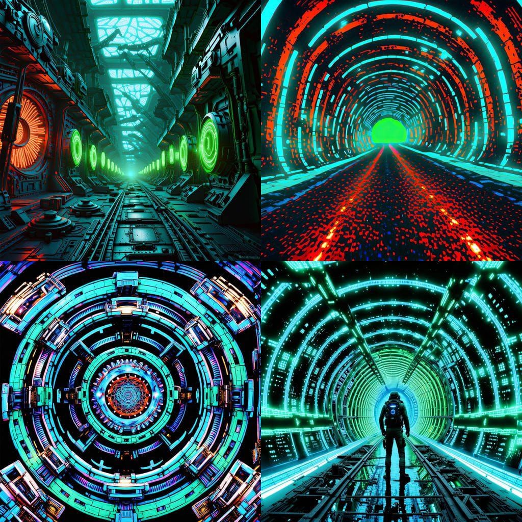 Cyberpunk Apocalypse: Glyphs and Robots Unleashed