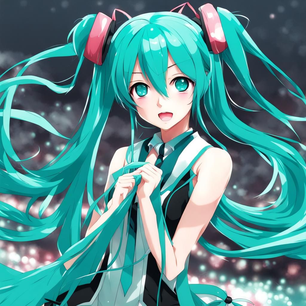 Anime Style Miku Manga Art