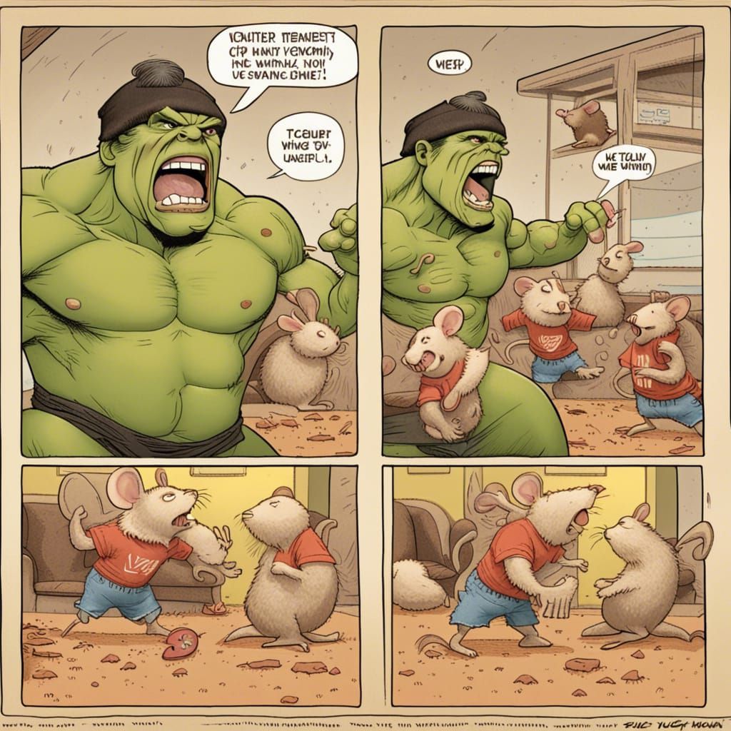 Hulk Hogan's Tiny Opponents: Arguing with Mice