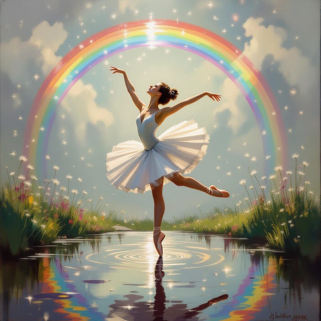 The grace of a ballerina