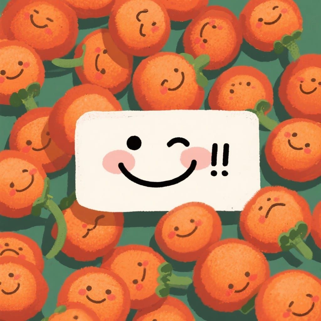 AI Generated Emoji of a Smiling Face