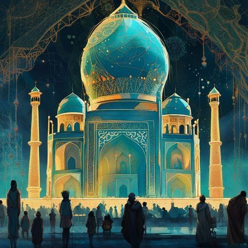 AI Rendition of the Taj Mahal