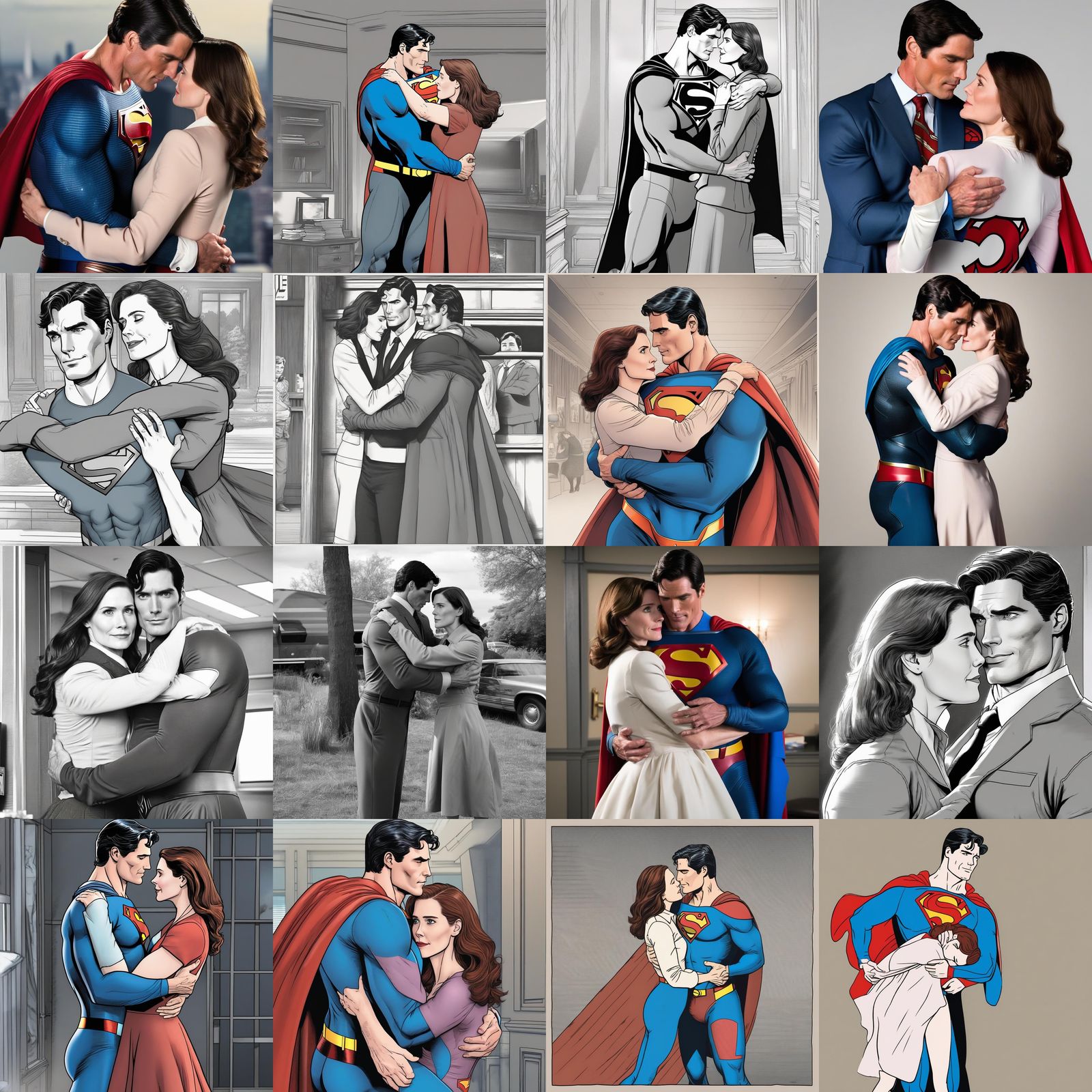 Will Reeve as Superman elizabeth tulloch as Lois Lane
