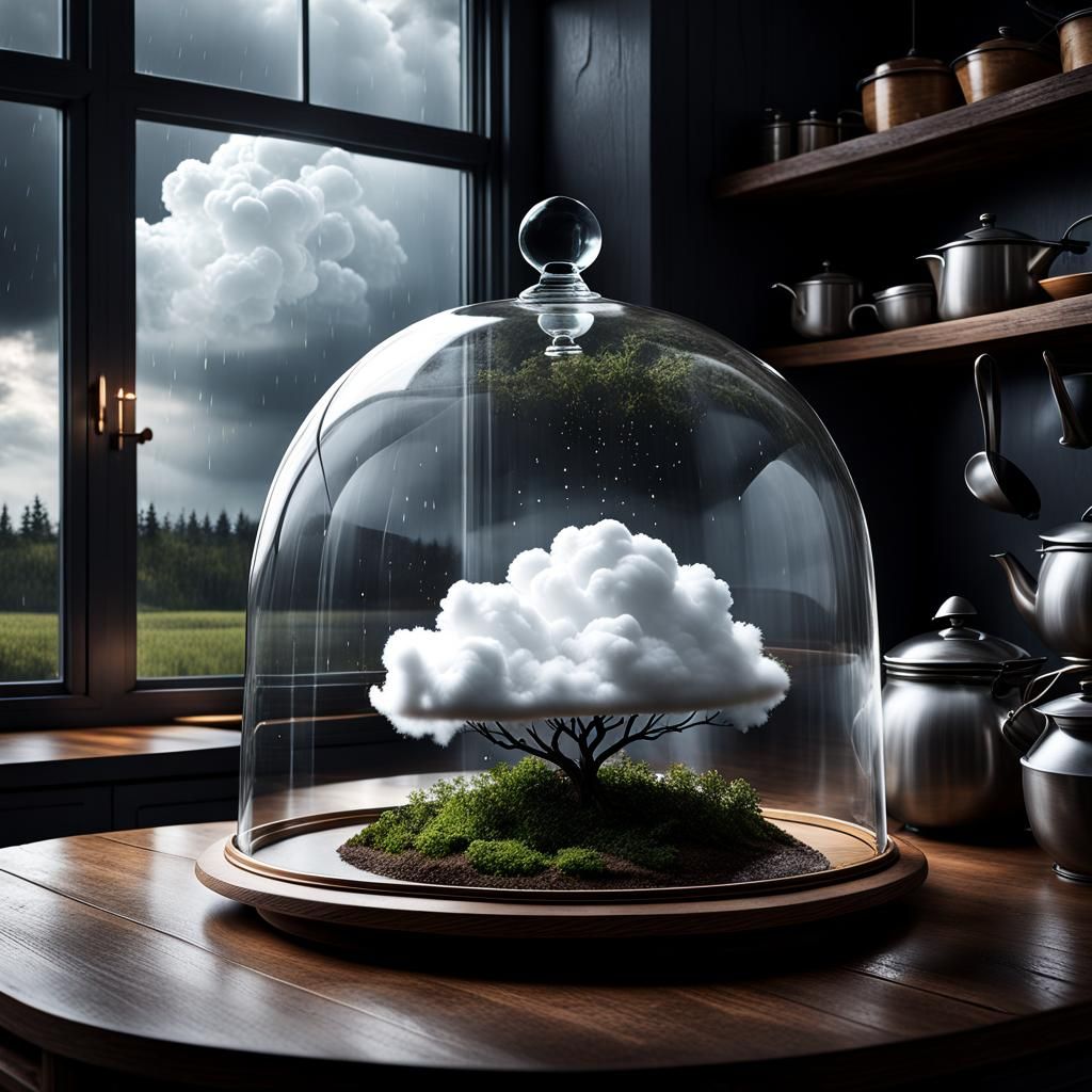 Cloud in Cloche: Surreal Concept Art