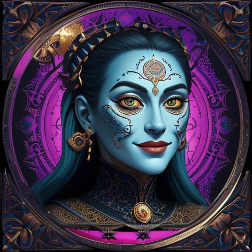 Surreal Faces Emerge From Deck of Cards