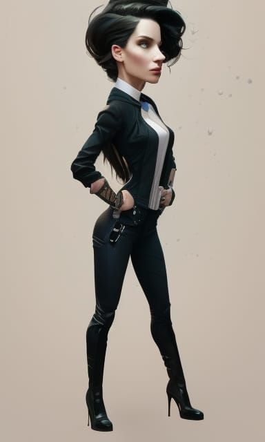 Realistic Portrait of Vanessa Doofenshmirtz