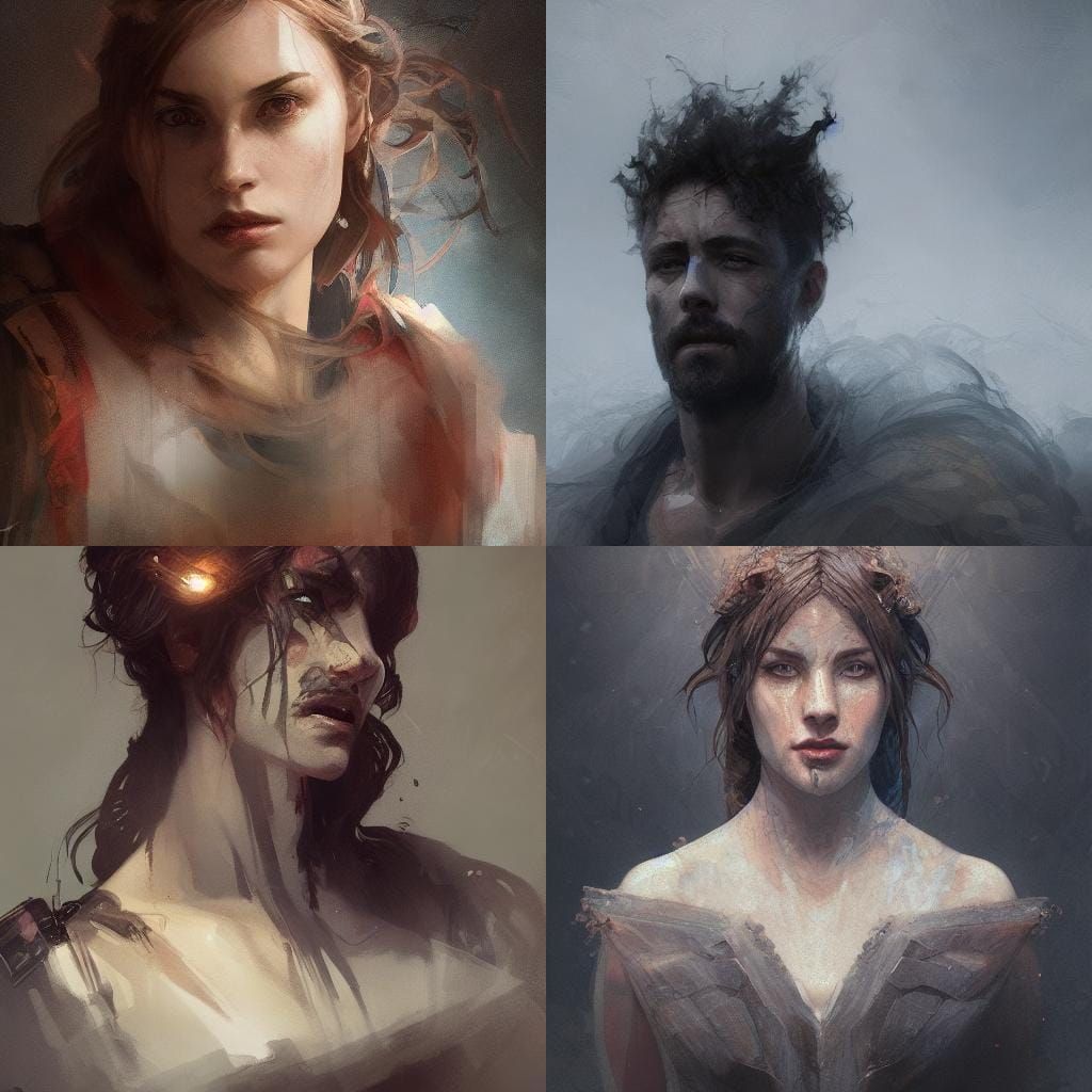 Macbeth Portrait in Hyperdetailed Digital Art Style