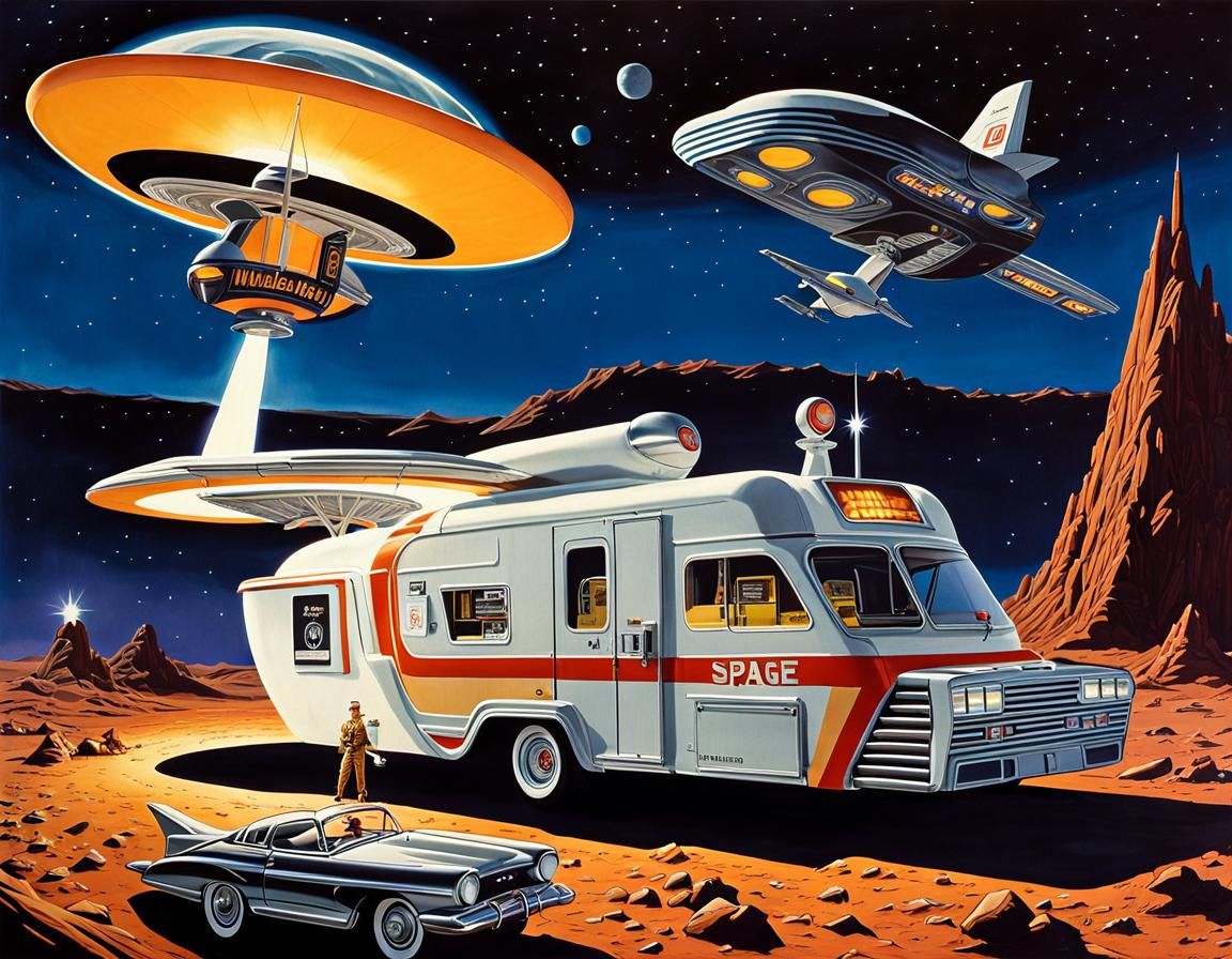 Spaceballs: Retro Gas Station in Space