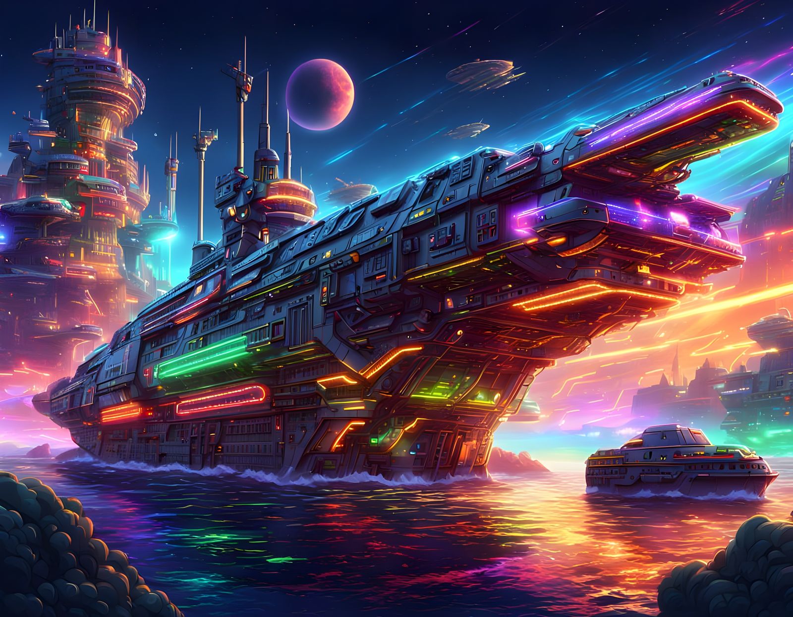 Pleiadian Battleship