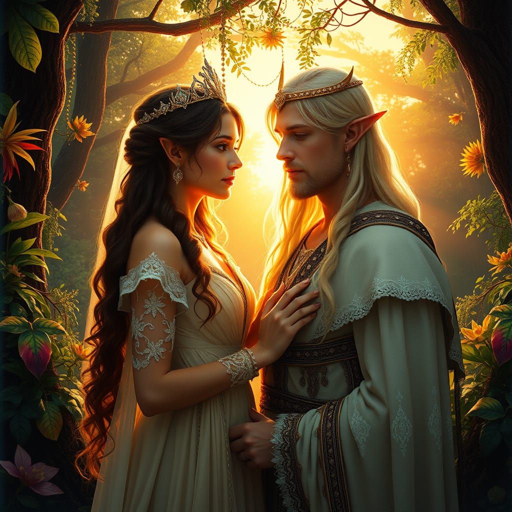 Ethereal Fantasy Landscape in Cinematic Style