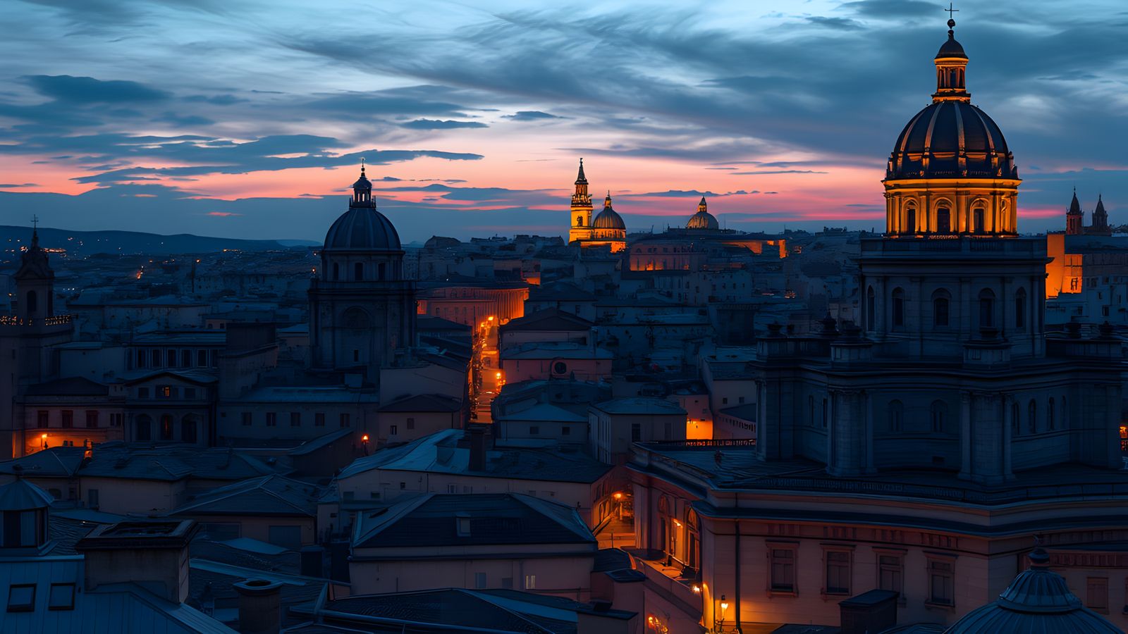 Paola Malta Cityscape at Night